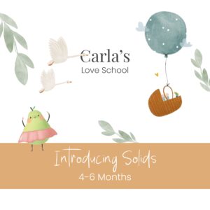 Carla's Love School | Introducing Solids: 4-6 Months Guide